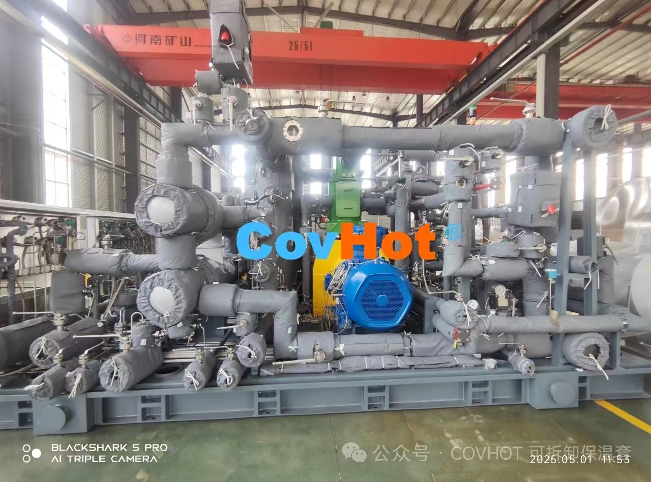 工業閥門節能增效新方案——柔性可拆卸保溫套